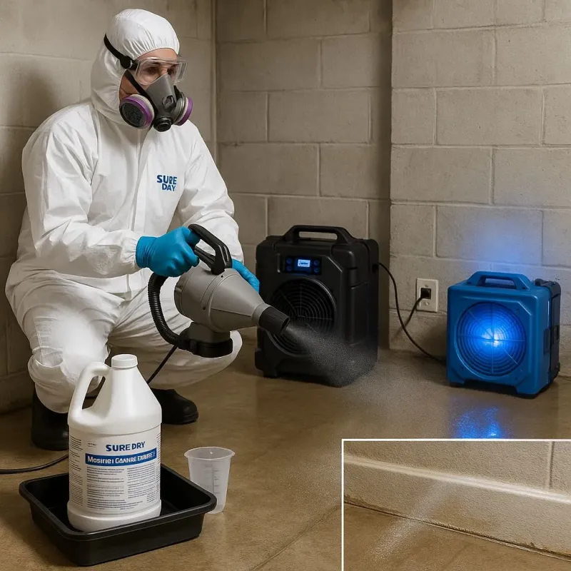 Sanitization and Odor Removal process in Gray, GA